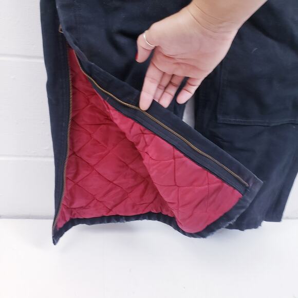 Carhartt Overalls Mens 36x30 Black Bib Double Knee Insulated R02 BLK - Picture 6 of 11